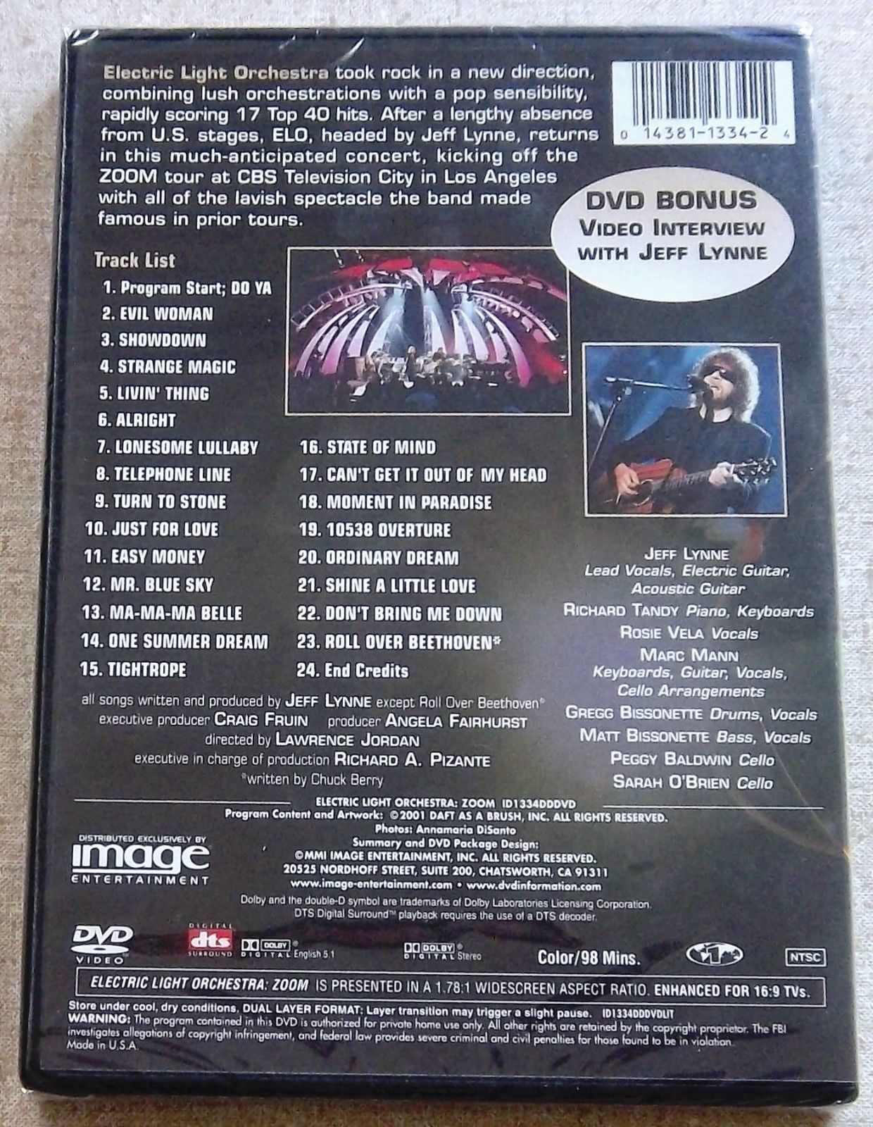 ELECTRIC LIGHT ORCHESTRA Zoom Tour Live ELO featuring Jeff Lynne 23