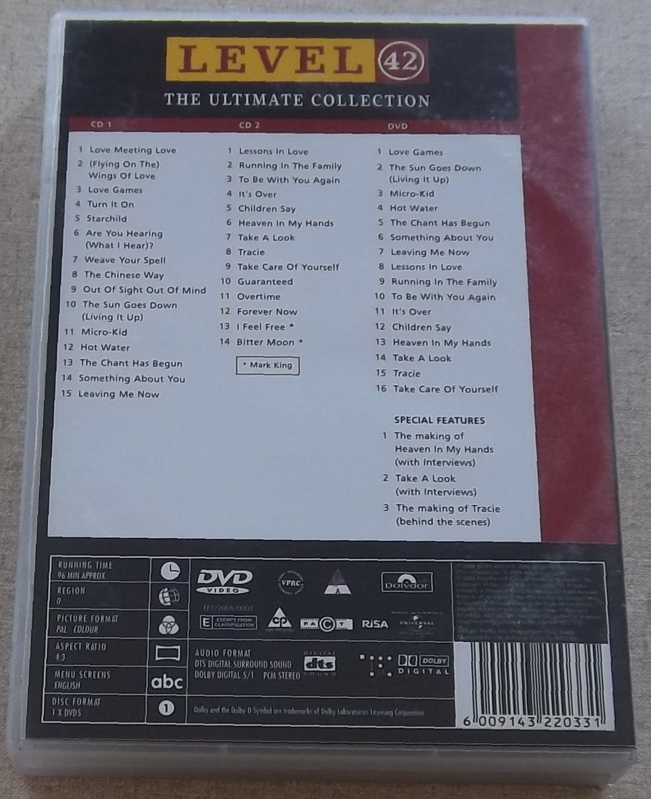 LEVEL 42 The Ultimate Collection 2CD+DVD Deluxe Box SOUTH AFRICA Cat#UMFSAV5013 - Image 4