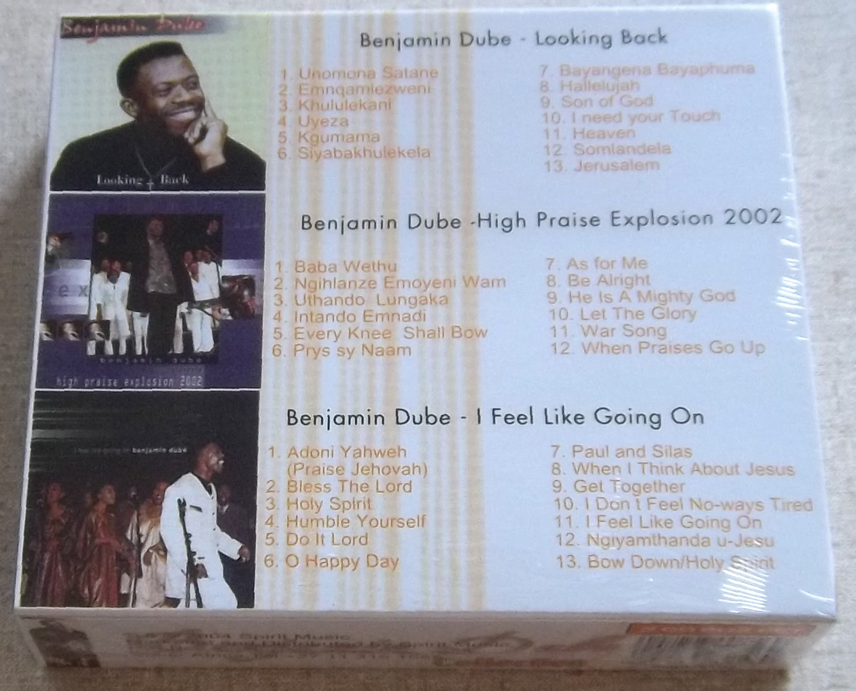BENJAMIN DUBE Collection 3 CD Box Set SOUTH AFRICA Cat# SMBOX 002 - Image 4