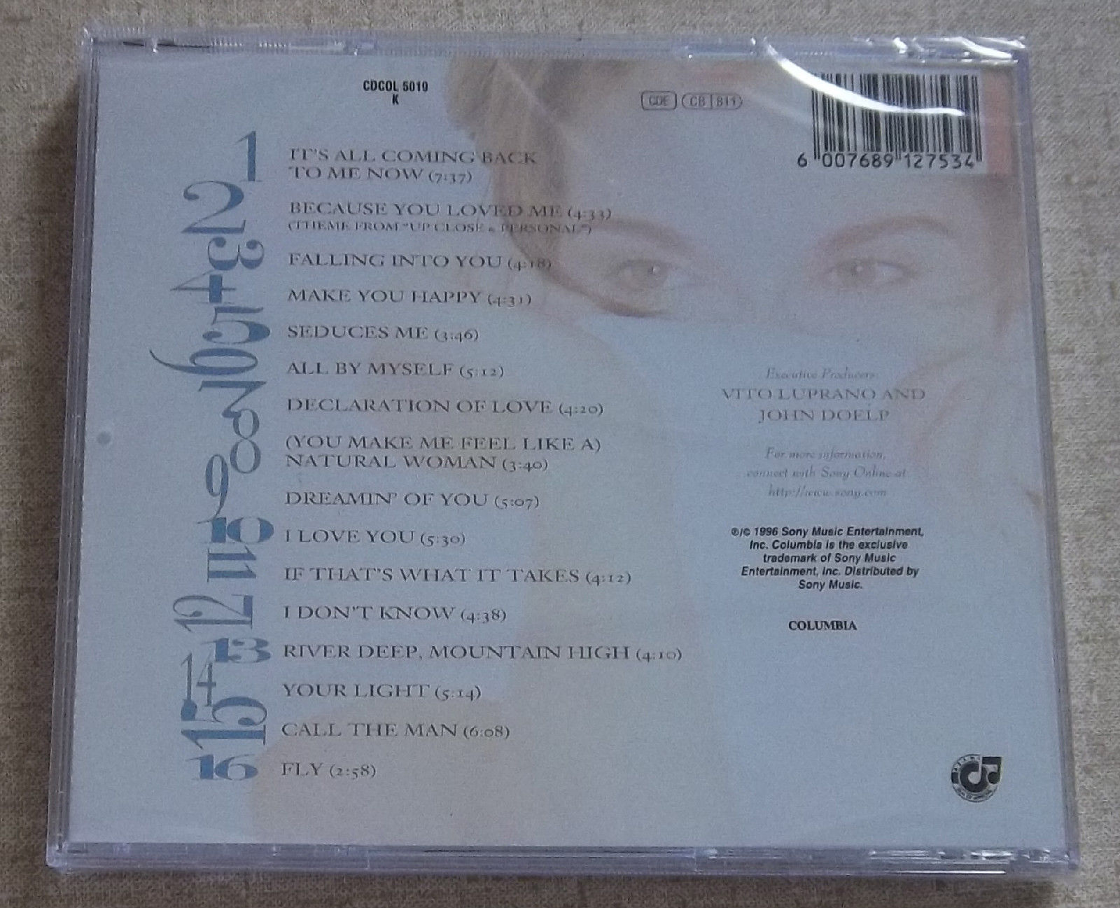 CELINE DION Falling Into You SOUTH AFRICA Catalogue#: CDCOL5019 - Image 2