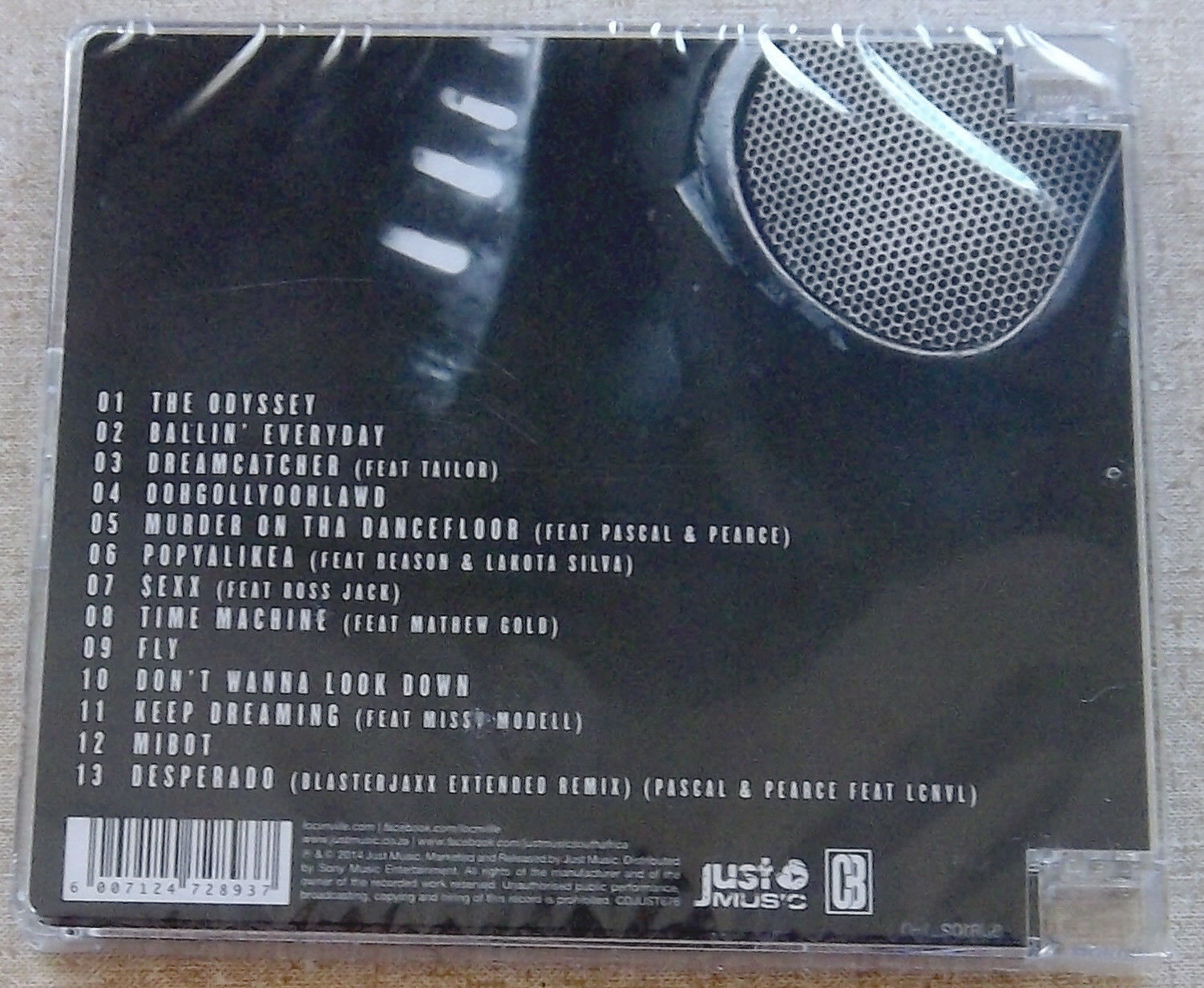 LCNVL (Locnville) The Odyssey SOUTH AFRICA Cat# CDJUST676 - Image 2