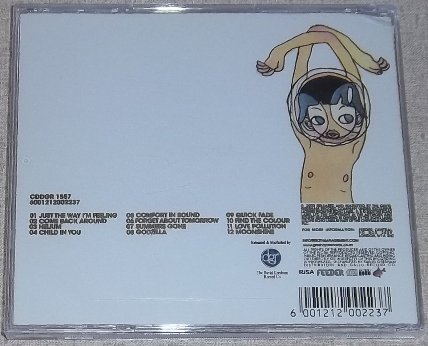 FEEDER Comfort in Sound SOUTH AFRICA Cat# DGR1557 - Image 2