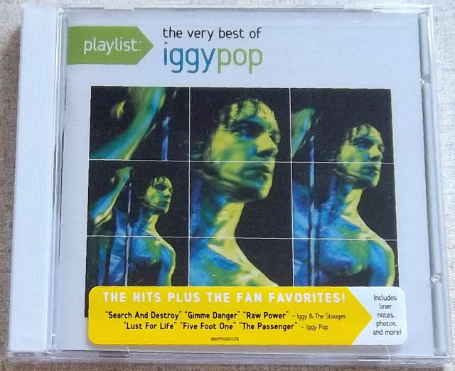 IGGY POP Playlist: The Very Best Of Iggy Pop US Cat# 88697600552