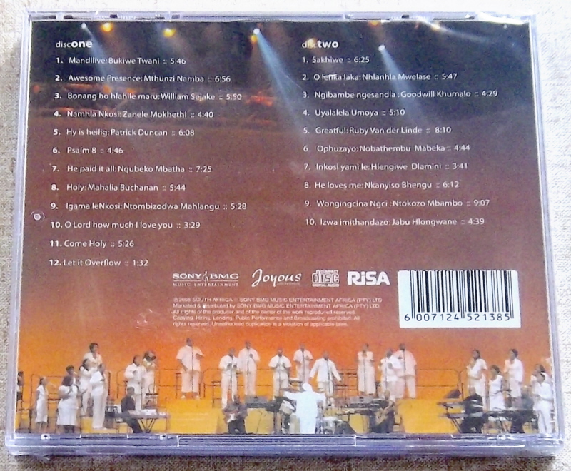 JOYOUS CELEBRATION 12 Live at the Grand West Arena Cape Town CD SOUTH AFRICA Cat# CDPAR5027 - Image 3