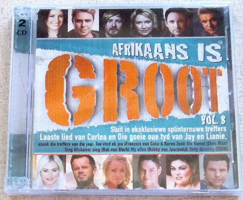AFRIKAANS IS GROOT Volume 8 CD SOUTH AFRICA Cat# CDJUKE118