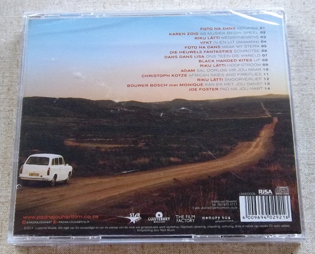 PAD NA MY HART Original Soundtrack SOUTH AFRICA Cat# LNMCD008 - Image 2