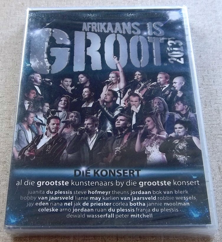 AFRIKAANS IS GROOT 2013 DVD Region 2 PAL Cat# DVDJUKE28