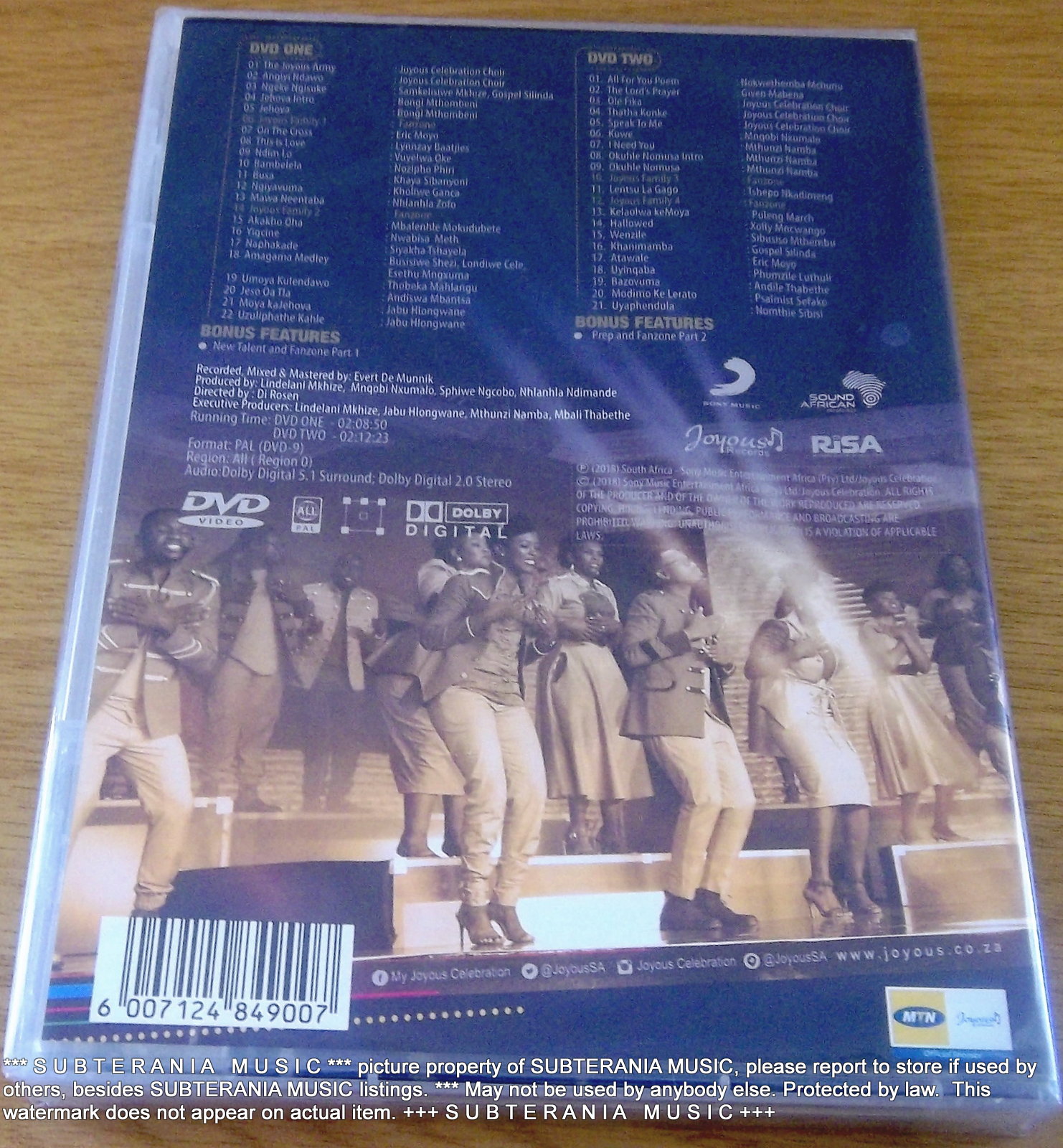 JOYOUS CELEBRATION 22 All For You SOUTH AFRICA Cat# DVPAR5113 - Image 3
