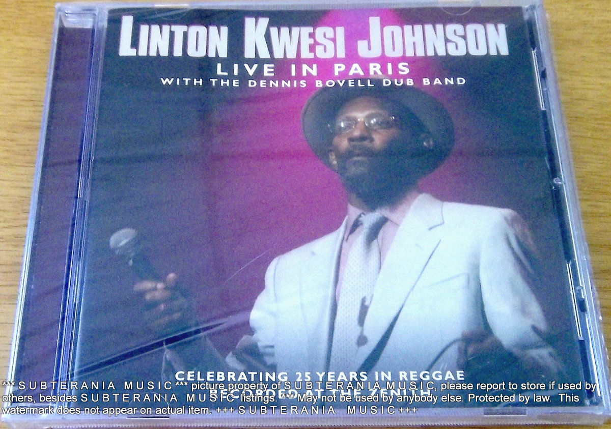 LINTON KWESI JOHNSON Live In Paris Cat# WRASS140
