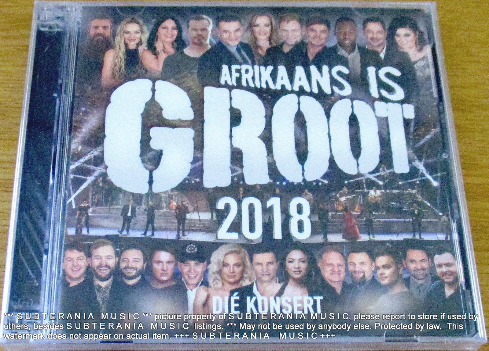 AFRIKAANS IS GROOT 2018 - Die Konsert CD SOUTH AFRICA Cat# CDJUKE218