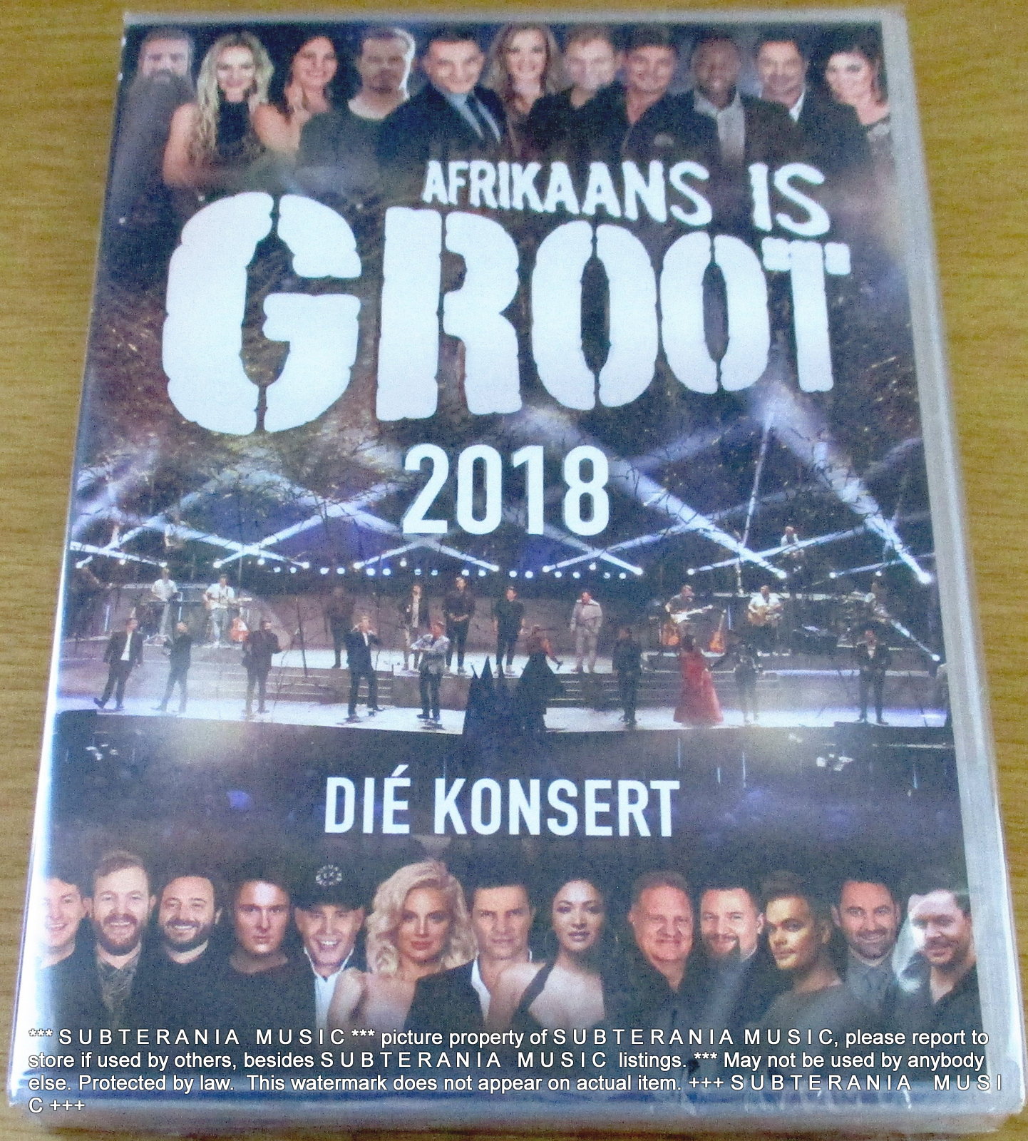 AFRIKAANS IS GROOT 2018 Die Konsert DVD Region 2 PAL