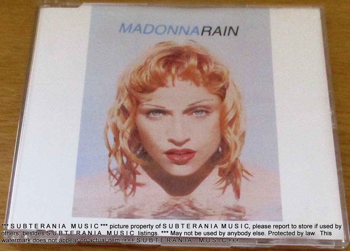 Madonna rain single cover