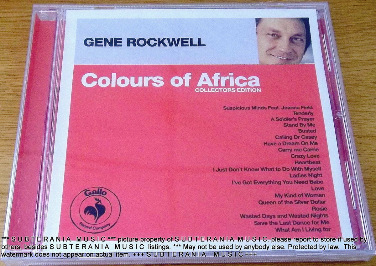 GENE ROCKWELL Colours of South Africa SOUTH AFRICA Cat# CDPS 317