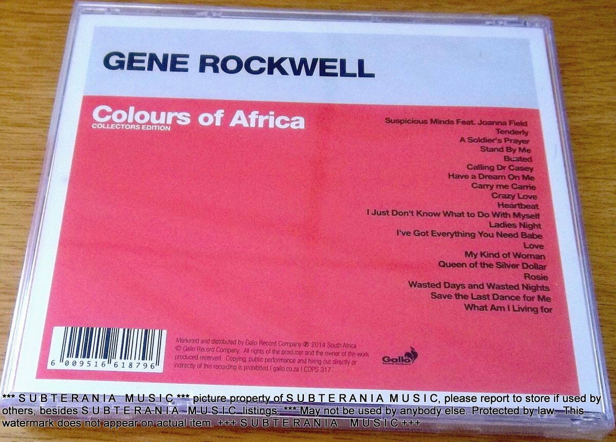 GENE ROCKWELL Colours of South Africa SOUTH AFRICA Cat# CDPS 317 - Image 3
