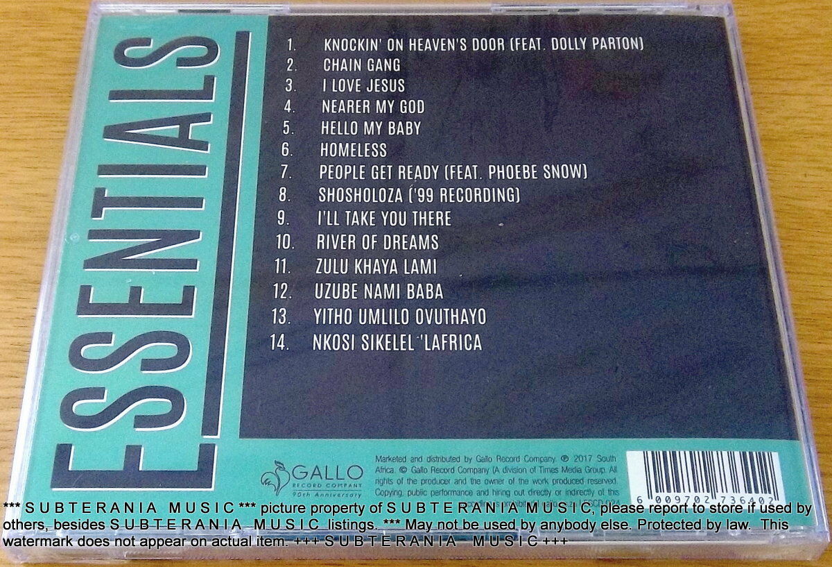 LADYSMITH BLACK MAMBAZO Essentials SOUTH AFRICA Cat# ESCD024 - Image 3
