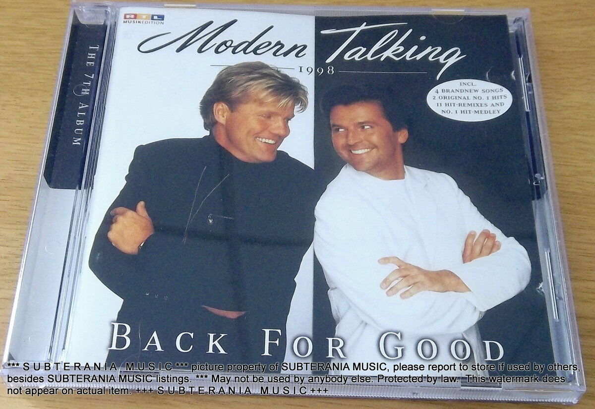 MODERN TALKING Back for Good The 7th Album SOUTH AFRICA Cat# CDARI(WF)1301