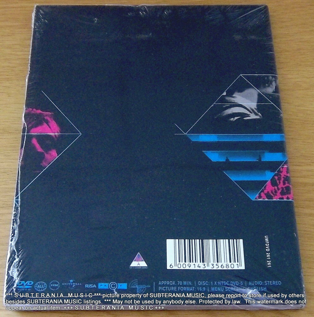 ARCADE FIRE Miroir Noir Neon Bible Archives DVD Cat UMFDVD 261 PAL
