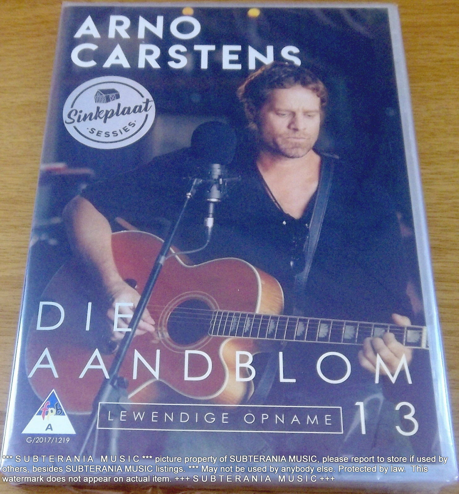 ARNO CARSTENS Die Aandblom 13 Sinkplaat Opname PAL SOUTH AFRICA Cat# DVSEL0277