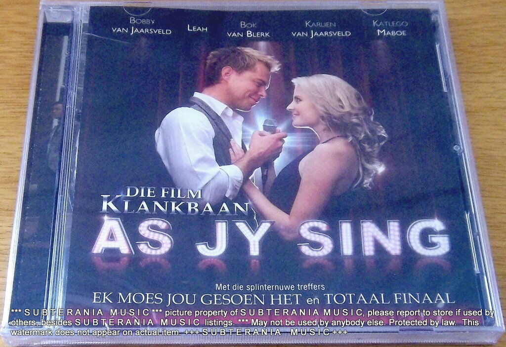AS JY SING Original Soundtrack CD SOUTH AFRICA BOK VAN BLERK Bobby Van Jaarsveld