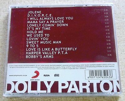 DOLLY PARTON 14 Great Hits SOUTH AFRICA Cat# CDSM516 - Image 3