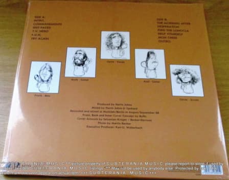 TANKARD The Morning After + Alien E.R. Ltd Edition colour swirl Vinyl LP Record Sealed - Image 3