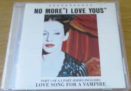 ANNIE LENNOX No More I Love Yous UK Import CD Single