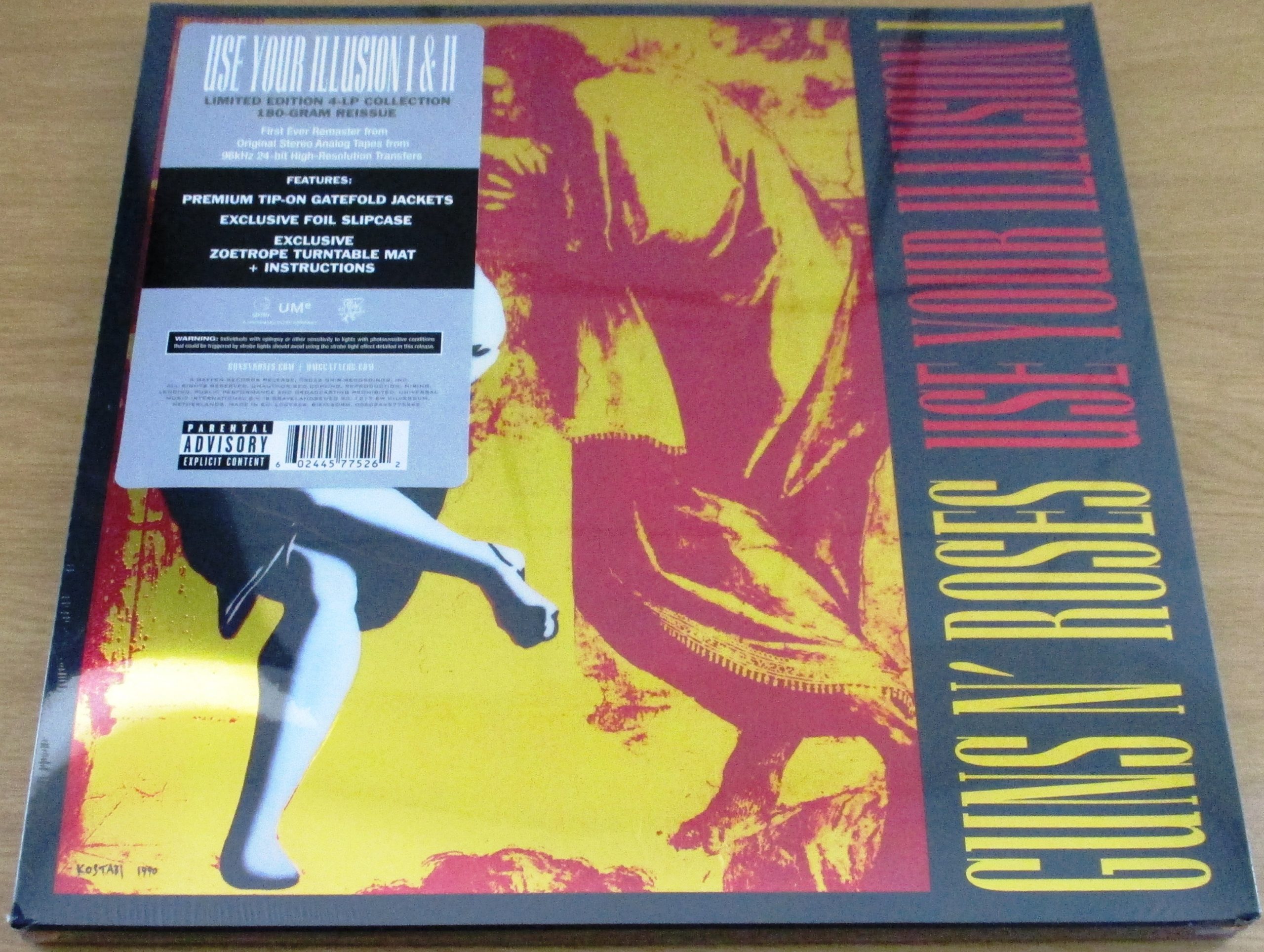 GUNS N' ROSES Use Your Illusion I & II 4xLP # 4454 - Image 3