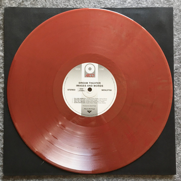 DREAM THEATER Images And Words GOLD / SOLID RED Vinyl Record European 2016 Release #147 - Image 5