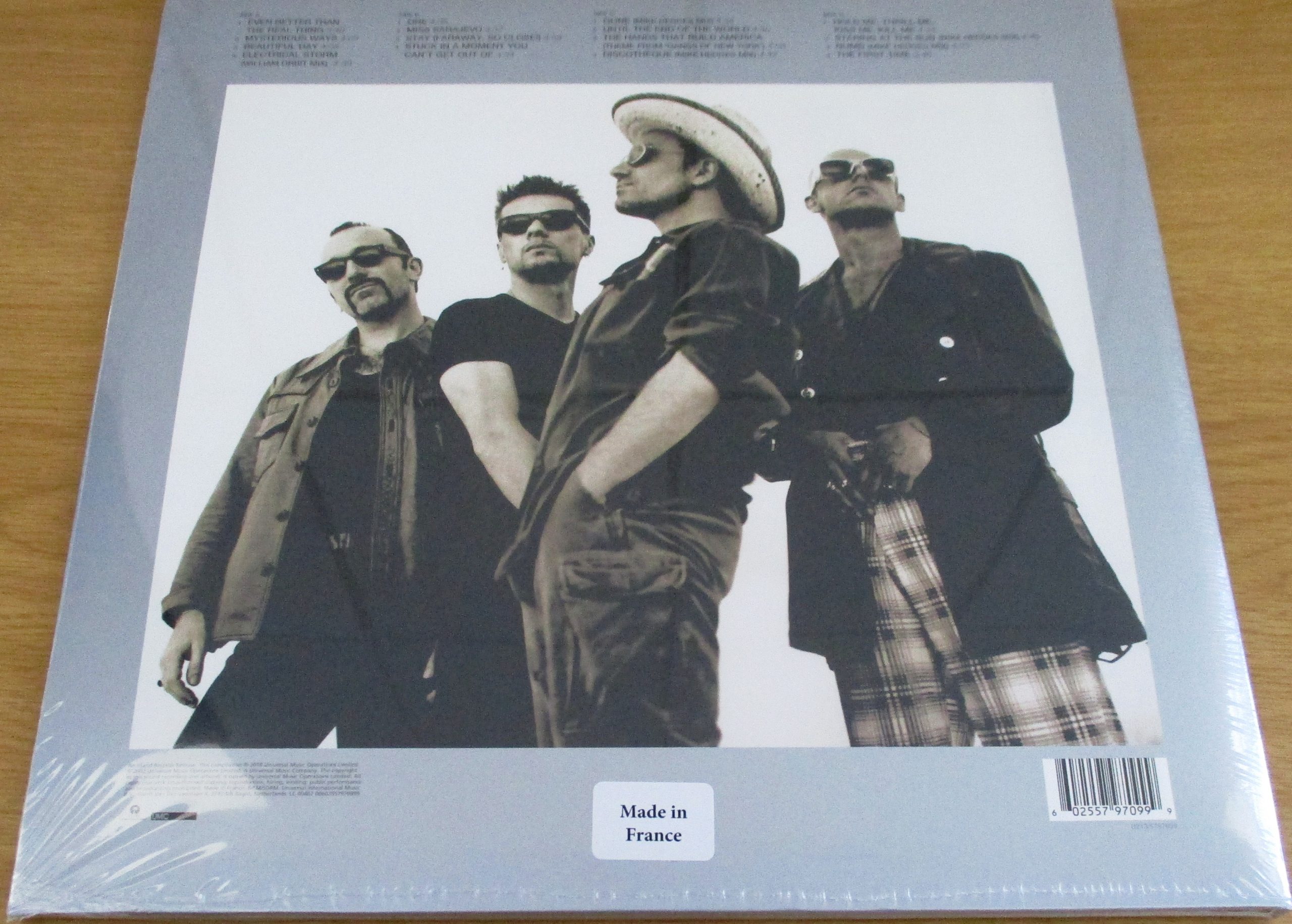 U2 The Best of 1990-2000 European Pressing 180g 2xLP VINYL Record - Image 3