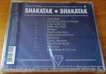 SHAKATAK Jazz Gems SOUTH AFRICA Cat# CDGEM 054 - Image 3