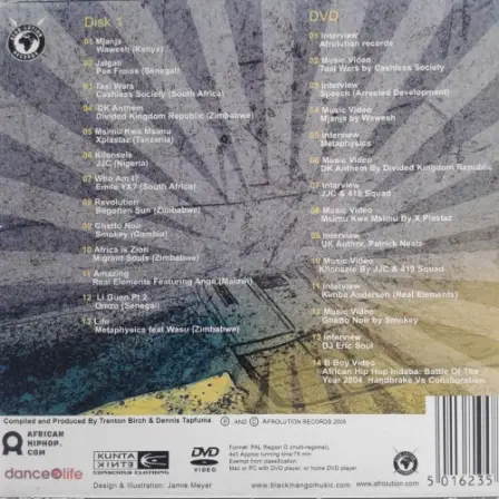 Afrolution Vol. 1: The Original African Hip-Hop Collection (CD/DVD) (2005) - Image 3