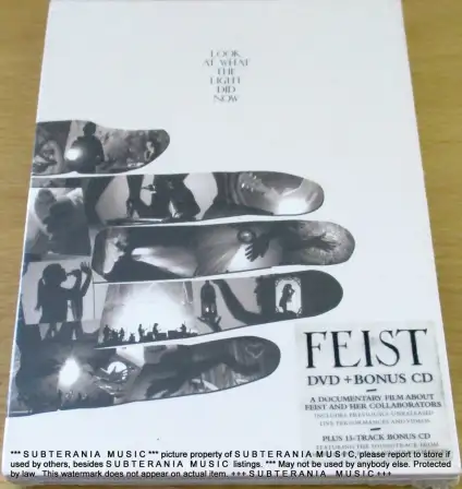 FEIST Look At What The Light Did Now CD + DVD All Regions Subterania