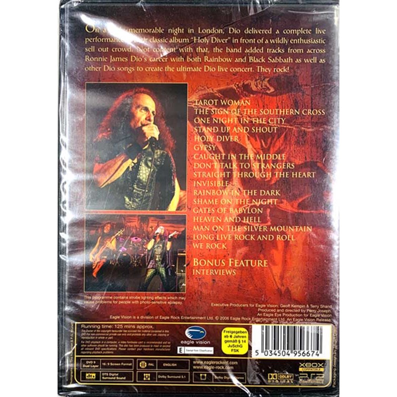 DIO Holy Diver Live DVD Subterania DIO Holy Diver Live DVD Subterania
