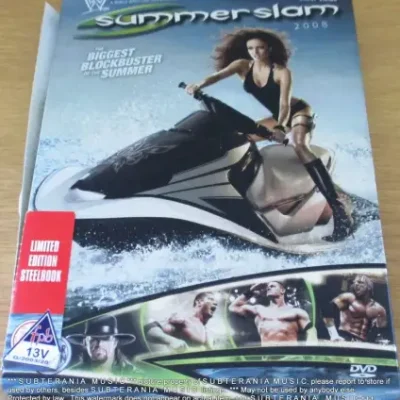 WWE Summerslam 2008 Steelbook Version DVD [sealed]