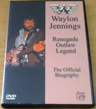 WAYLON JENNINGS Renegade Outlaw Legend The Official Biography DVD