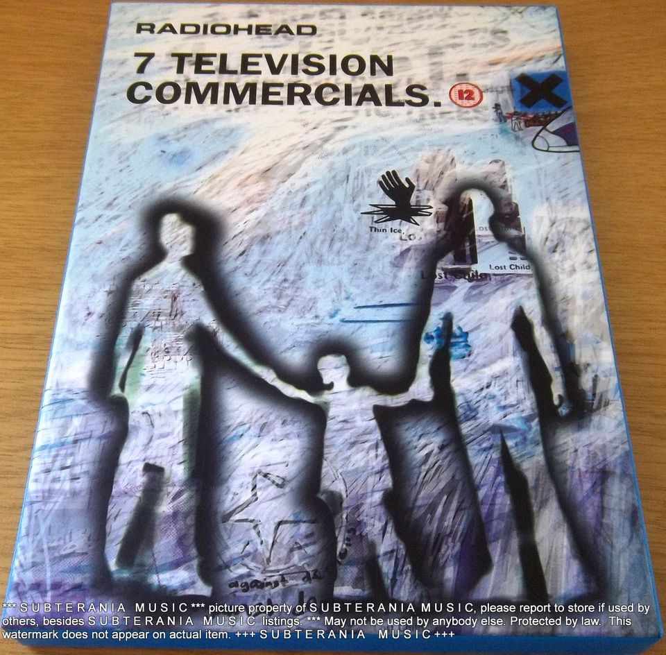 RADIOHEAD 7 television Commercials DVD