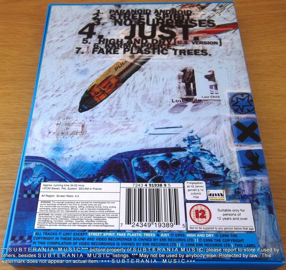 RADIOHEAD 7 television Commercials DVD - Image 3