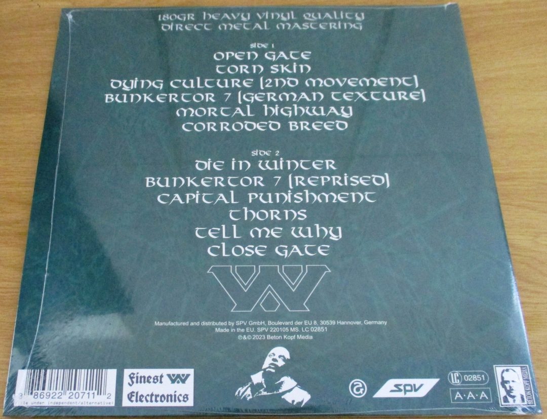 WUMPSCUT Bunkertor 7 Gatefold Vinyl Record + A1 POSTER - Subterania Music