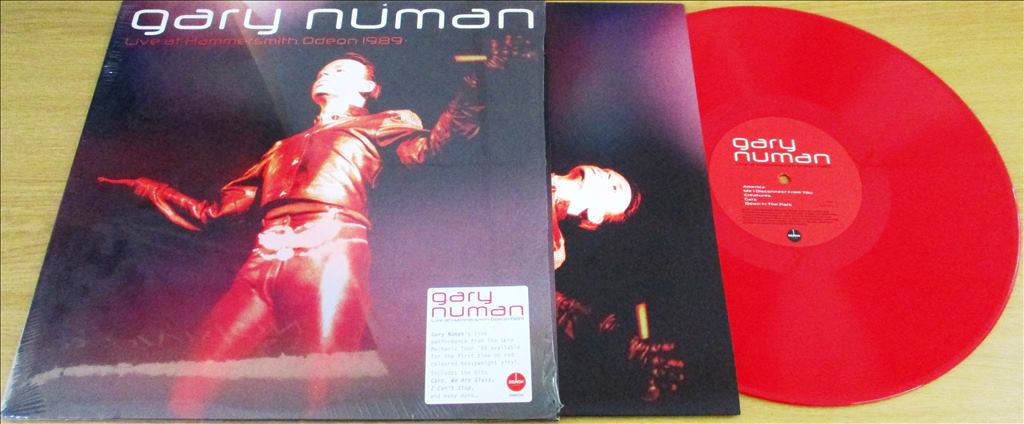 GARY NUMAN Live at Hammersmith Odeon 1989 RED VINYL