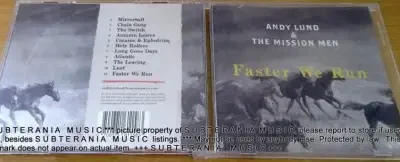 ANDY LUND & THE MISSION MEN Faster We Run [Shelf G Box 14]