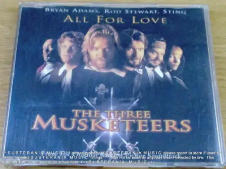 STING BRYAN ADAMS STING All For Love Maxi Single [Shelf G Box 20]