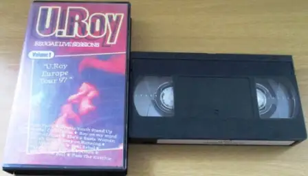 U-ROY Reggae Live Sessions U.Roy Europe Tour 97 VHS Video Cassette