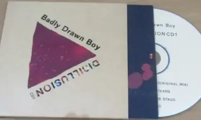BADLY DRAWN BOY Disillusion CD 1 Promo CD [Shelf G Box 9]