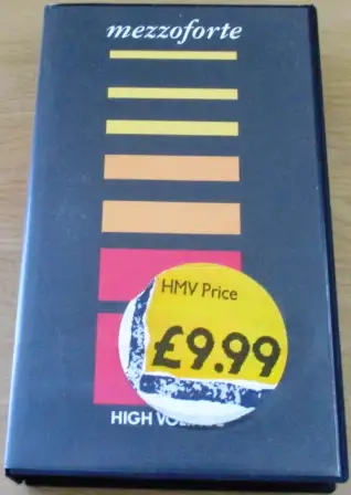 MEZZOFORTE High Voltage Import VHS Video Cassette