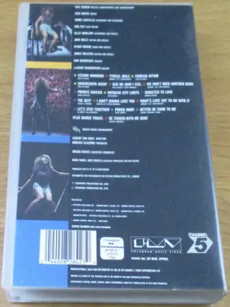 TINA TURNER Do You Want Some Action Import VHS Video Cassette - Image 3