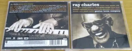 RAY CHARLES Duets Genius Loves Company CD [SHELF Z x 11]