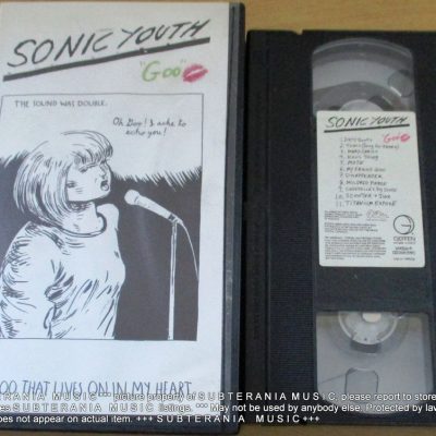 SONIC YOUTH Goo VHS Video