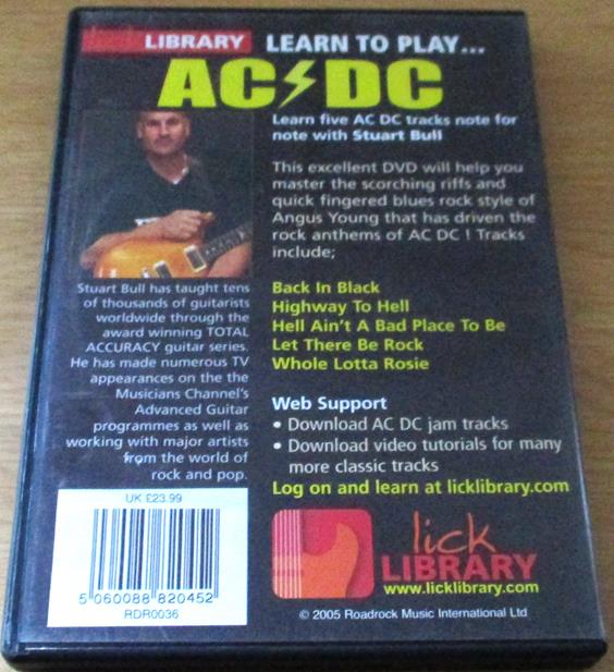 LEARN TO PLAY AC/DC Guitar Workshop with Note Tutorials - Subterania