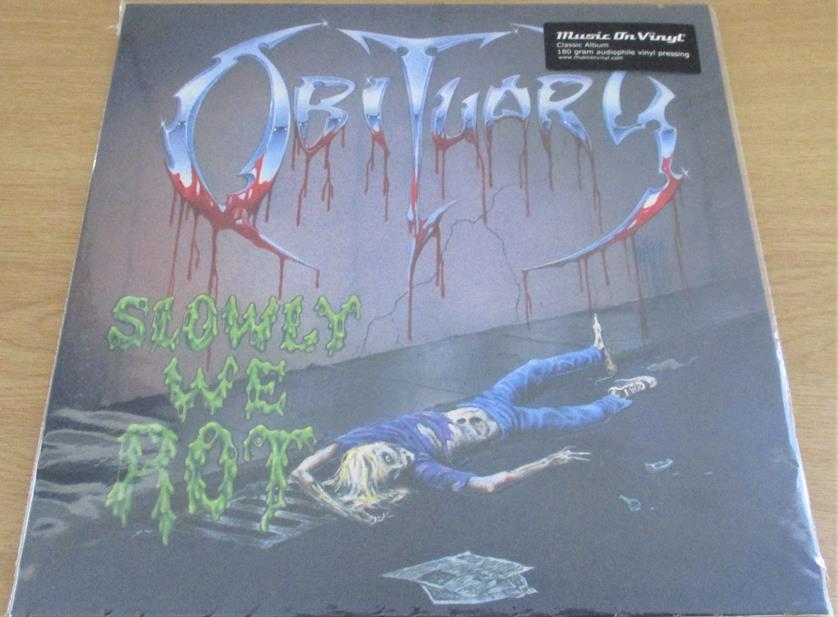 OBITUARY Slowly We Rot LP VINYL RECORD