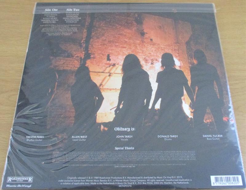 OBITUARY Slowly We Rot LP VINYL RECORD - Image 3